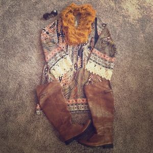 Boutique printed tunic/dress